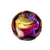 wild silverback crocodile symbol