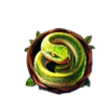 wild silverback snake symbol
