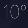 wild weather ten degrees symbol
