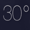 wild weather thirty degrees symbol