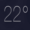 wild weather twenty two degrees symbol