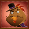 wild west chicken brown chicken symbol