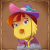 wild west chicken yellow hen symbol