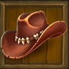 wild west jackpot hat symbol