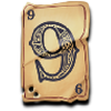 wild west revolver nine symbol