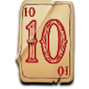 wild west revolver ten symbol