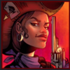 wild wild west the great train heist gunwoman symbol