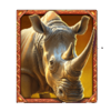 wild wildebeest wins rhino symbol