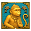 wild yoga collector gold monkey symbol