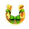 wish upon a leprechaun horseshoe symbol