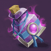 witches tome purple flask symbol