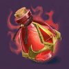 witches tome red flask symbol