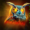 wizards jackpot blue owl symbol