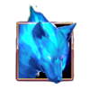 wolf and crown blue wolf symbol