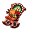 wolf it up christmas chair symbol