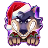 wolf it up christmas wolf symbol