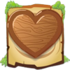 wooden hearts heart brown symbol