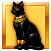 wrabundance of the nile cat symbol