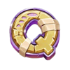 wrappin gold q symbol