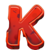wreckmas letter k symbol