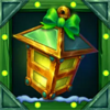 xmas dwarfs gold lantern symbol