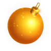 xmas dwarfs gold ornament symbol