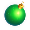 xmas dwarfs green glowing orb symbol