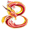 yin yang wild twins red dragon symbol