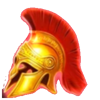 zeus legends of olympus spartan helmet symbol