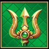 zeus the invincible trident symbol