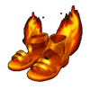 zeus vs typhon fire sandals symbol