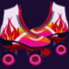 zeusplay disco fever roller skates symbol