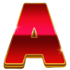 zeuss lightning blaze xmas letter a symbol