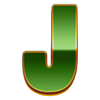 zeuss lightning blaze xmas letter j symbol