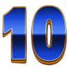 zeuss lightning blaze xmas number 10 symbol