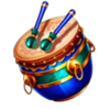 zhao cai zhu gettin piggy with it drum symbol