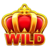 3x3 royal piggy hold the spin wild crown symbol