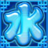 5 lucky elements wild blue symbol