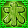 5 lucky elements wild green symbol