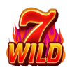 7s on fire deluxe wild symbol