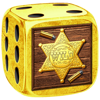 a fistful of coins dice wild symbol