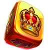 blazing crown dice wild symbol