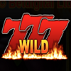 blazing hot 7s wild symbol