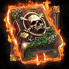 book of skulls scatter wild symbol