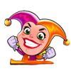 dancing joker wild symbol