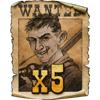 dead or alive 3 wanted wild 1 symbol