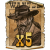 dead or alive 3 wanted wild 3 symbol