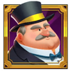 fat banker rich man wild symbol