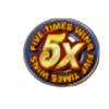 five times wins wild symbol