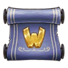 golden scrolls expanding wild symbol